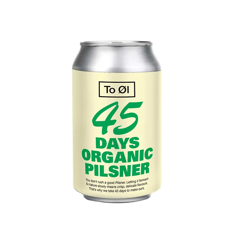 To Øl 45 Days Pilsner 33cl - Beer - Matsons