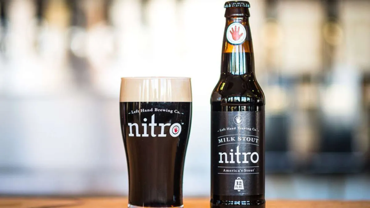 Left Hand Brewing Milk Stout Nitro 40.4cl - Beer - Matsons