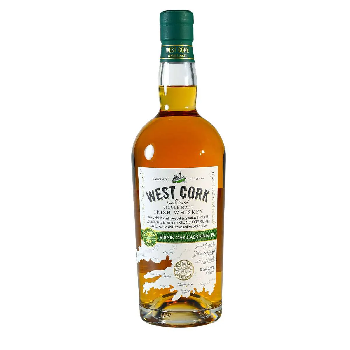 virgin-oak West Cork Virgin Oak Cask 70cl - Spirit - Matsons