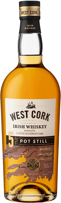West Cork Single Pot Still 5YR 70cl - Spirit - Matsons