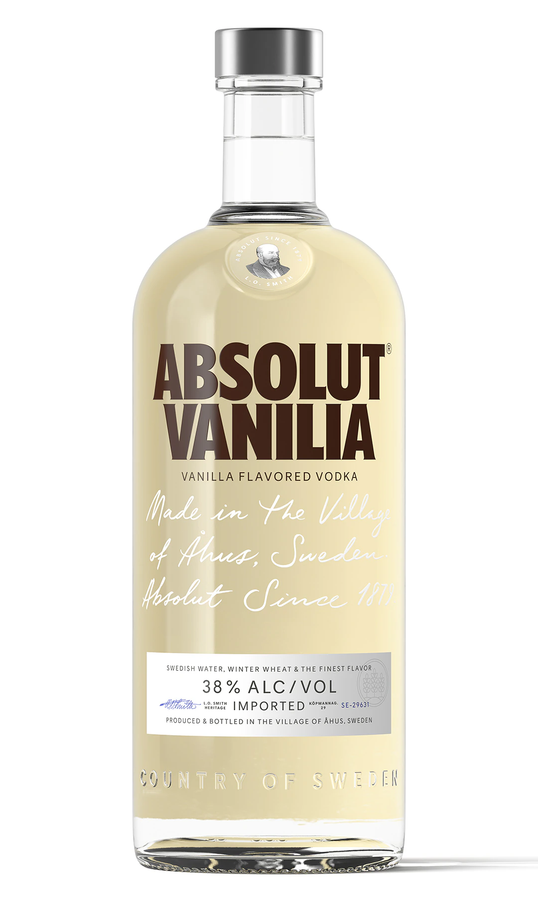 ingredient_absolut-Vanilia_1000ml_ROW_packshot Absolut Vanilla 70cl - Spirit - Matsons