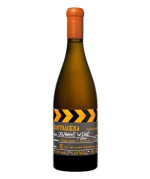 Quinta da Ribeirinha Contracena Curtimenta Fernão Pires skin-contact orange wine bottle from Tejo, Portugal