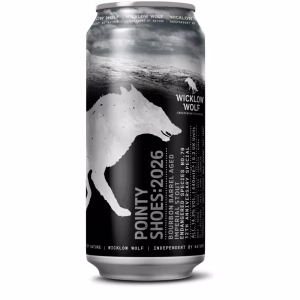 Wicklow Wolf Pointy Shoes 2026 bourbon barrel aged imperial stout can