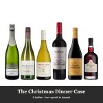 Christmas Dinner Wine Case, 6 bottles: Crémant, Sauvignon Blanc, Martín Códax Albariño, Malbec, Rioja Gran Reserva and Tawny Port
